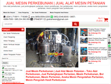 Tablet Screenshot of mesinperkebunan.com